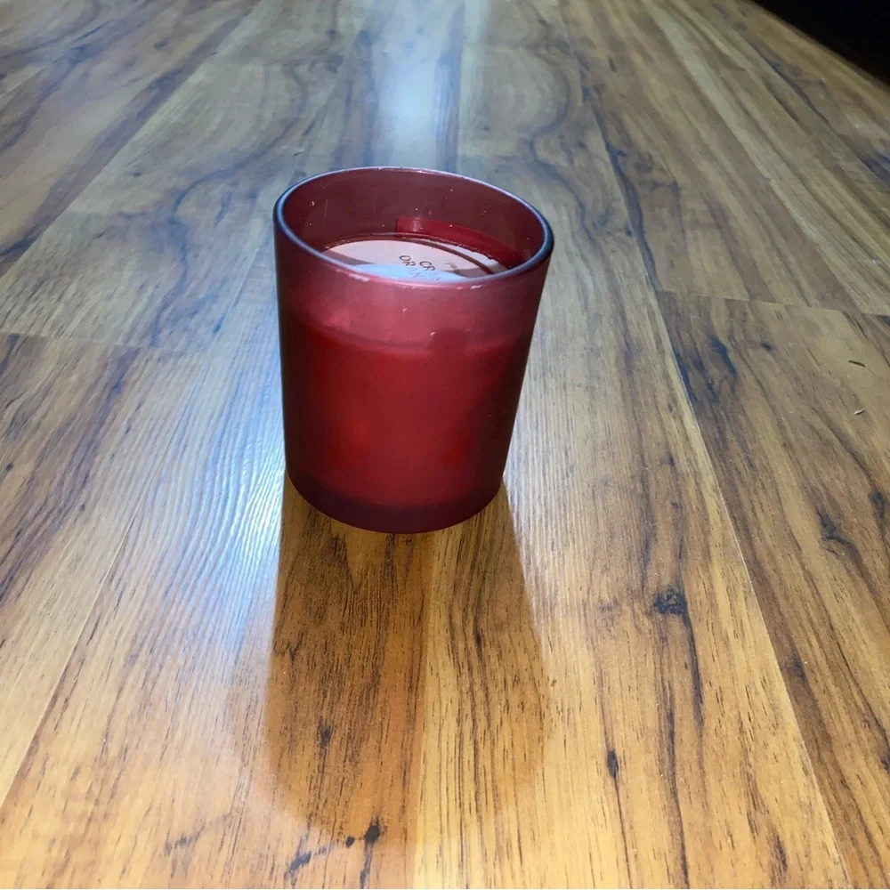 Perfect Harvest Cranberry Orange Scone Glass Scented Candle 7 Ounces (New)